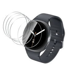 5-Pack Tempered Glass Screen Protector Film compatible with Samsung Galaxy Watch 8/7 Ultra/6/5/40/44mm, Watch 6 Classic, 47/46/5 Pro, 45mm, 40MM