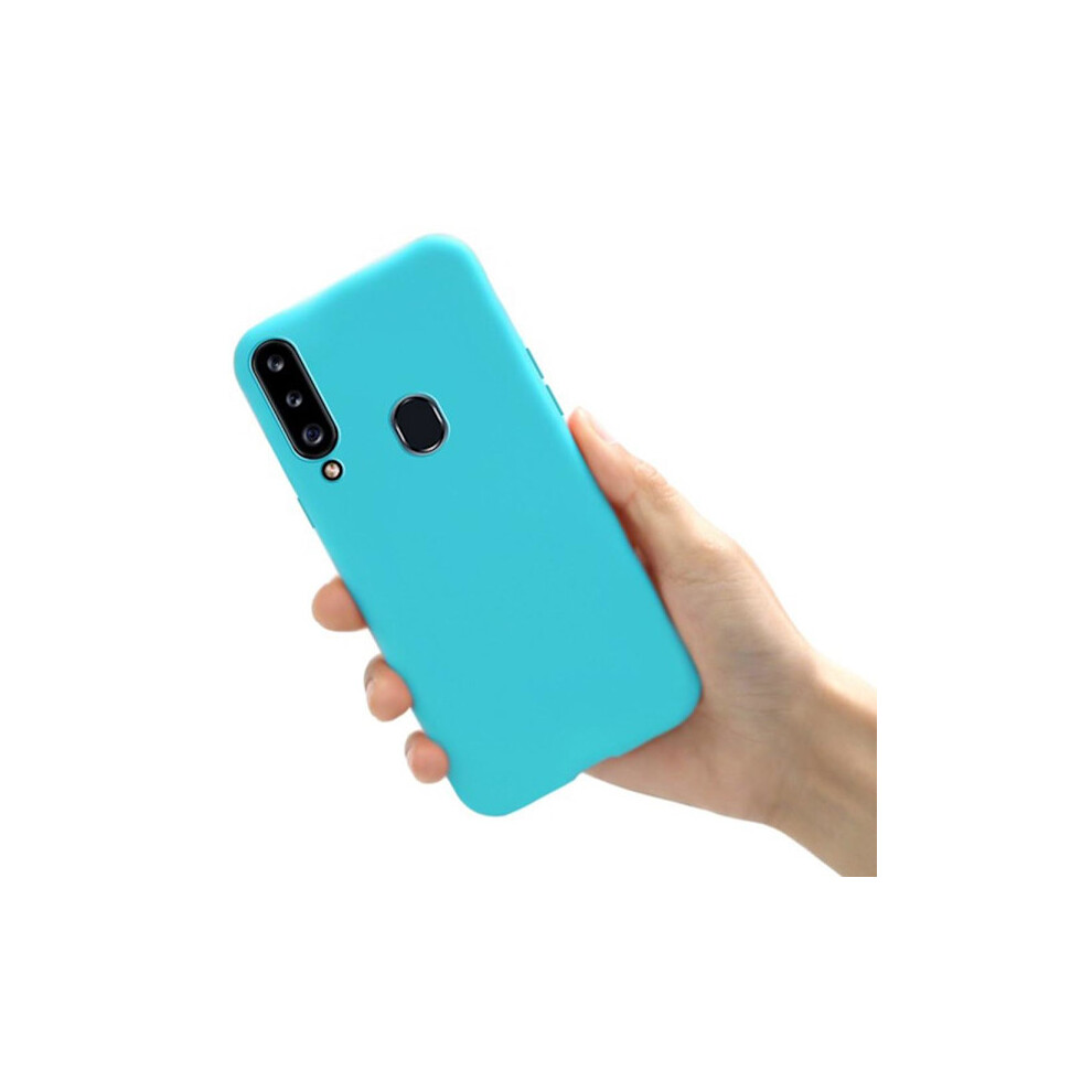 Compatible With Samsung Galaxy A20s - Protective Matte Nkobee Case Green 9423501366368