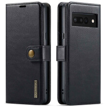 Étui magnétique DG.MING 2 en 1 pour Google Pixel 7 Pro, noir