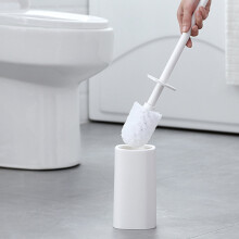 SUSUchens Anti-Geruchs-Keramik-Toilettenbürste mit Halter-Set, langer Griff, strapazierfähige Borsten, kratzfeste Toilettenbürste,