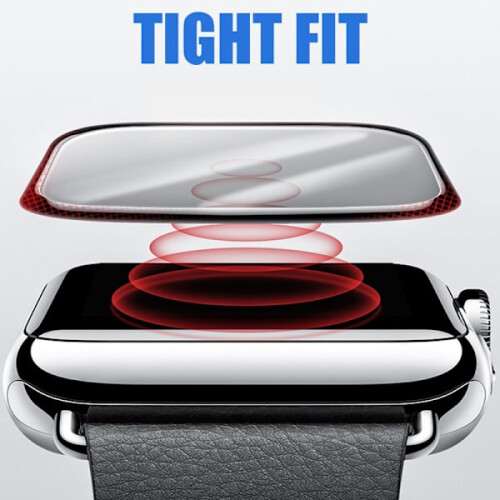 Screen Protector - compatible with Apple Watchwith Apple Watch 40mm - Full Coverage Glass Transparent 2