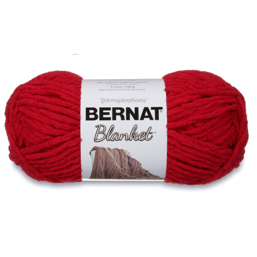 Fire Bernat Blanket (pachet de 2) - Cranberry 1