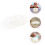30 CD transparents vierges pour peinture DIY (disques ronds) 3