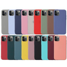 Compatible avec iPhone 13 Pro Max - Coque en TPU mat rose poudré