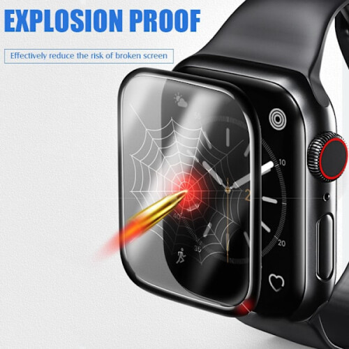 Screen Protector - compatible with Apple Watchwith Apple Watch 40mm - Full Coverage Glass Transparent 1