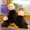 Λούτρινο μαξιλάρι με ζωάκια Perfect Alley Bald Eagle - δώρο πολλαπλών μεγεθών 3
