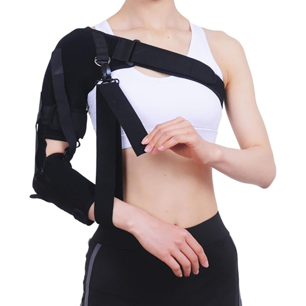Shoulder Sling with Ergonomic Support, Adjustable Arm Sling for Injury Recovery, Universal Fit