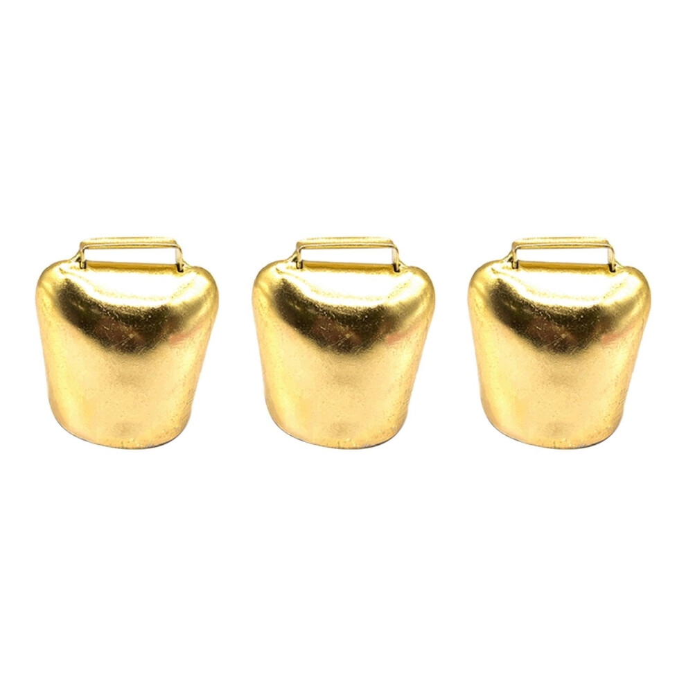 Pet Collar Bell Set of 3 Durable Iron Dog Bells Prevent Pet Loss Easy Collar Attachment