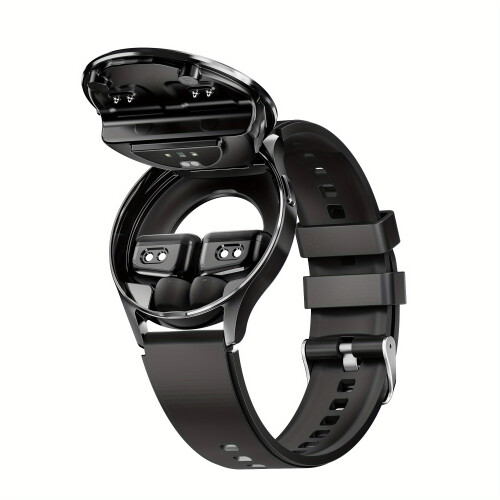 Smartwatch med ørepropper 2-i-1 til iOS og Android