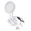 Fill Light for Mobile Professional Ring Lamp Ring for Phone Webcast Bracket with Vanity Mirror Phone Holder,White 1