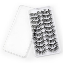 VOSS Lashes Multipack False Volume Wispy Pairs Style8D řasy Eye Eye10Eyelashes Dramatic Lashes Pack