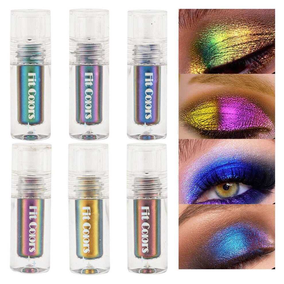Color Shifting Liquid Eyeshadow with Multidimensional Glitter and Long Lasting Wear