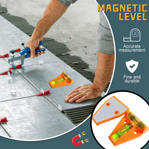 Leveler Small Tool, Hand Held 82" Horizontal Mini Level with Two-Bubble T-Type Gauge 2Ml - Tools & Home Improvement 1
