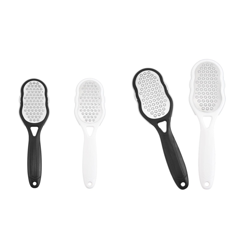 Black Stainless Steel Foot File Callus Remover For Hard Skin With Ergonomic NonâSlip Grip, Mesh