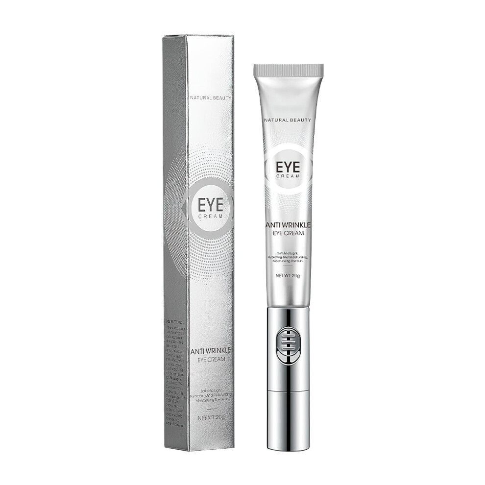 Cream/Dark Eye For Circles And Puffiness With Microvibration Massage, Antiaging Eye Serum For Wrinkles