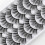 VOSS Lashes Multipack False Volume Wispy Pairs Style8D řasy Eye Eye10Eyelashes Dramatic Lashes Pack 5