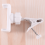 Fill Light for Mobile Professional Ring Lamp Ring for Phone Webcast Bracket with Vanity Mirror Phone Holder,White 2
