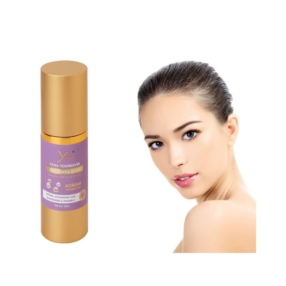 Vitamin C and Retinol Face Serum with Hyaluronic Acid for Deep Hydration and Brightening Skin Tone