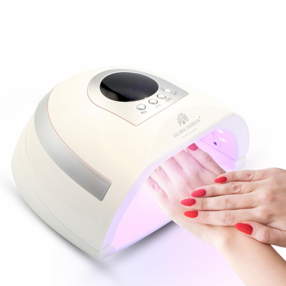 268W Professional UV LED Nail Lamp Gel Nail Dryer with Fast Gel Curing and Smart Sensor