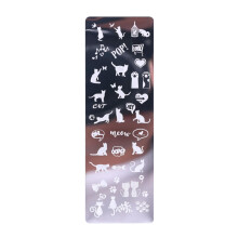 Nail Stamping Plate Stainless Steel Leaf Flower Template for DIY Nail Art Stamper Clear Transfer