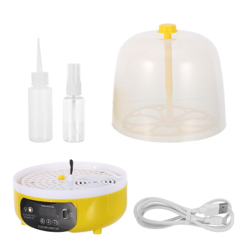 4Egg Automatic Egg Incubator with Egg Turner and Smart Temperature Control for Chicken Goose