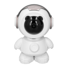 1080P Robot Security Camera: Auto Tracking Motion Sensor & Night Vision