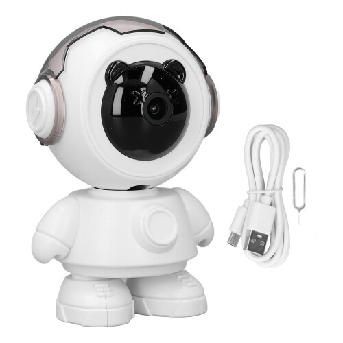 1080P Robot Security Camera: Auto Tracking Motion Sensor & Night Vision 1