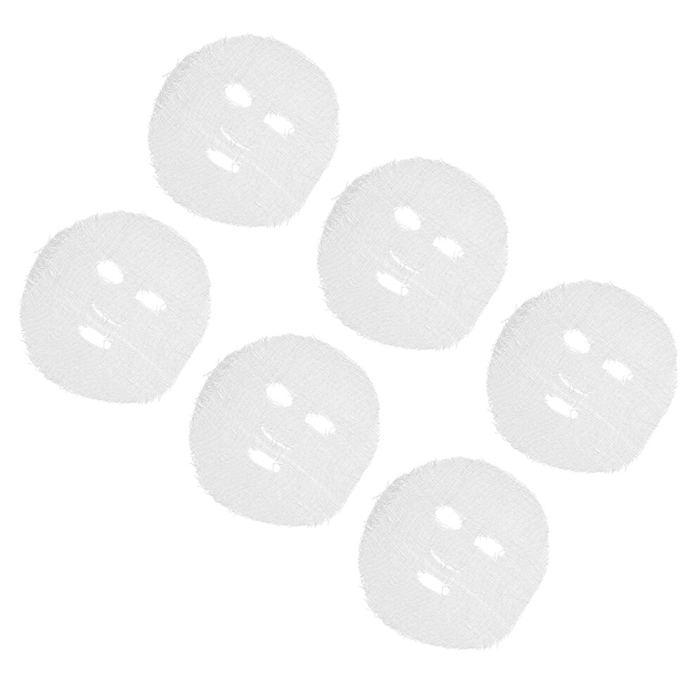 Facial Gauze Mask 100pcs Precut Sheets for Deep Hydration and  Fit, Salon Quality