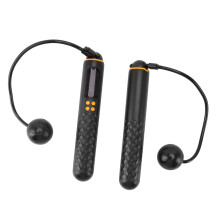 Cuerda para saltar con contador 800mAh, 3m/9.8ft, Negro