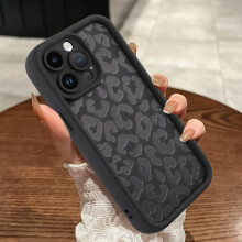 Capa compatível com iPhone 13, capa de TPU resistente a impactos com estampa de oncinha rosa choque, design fino e antirriscos para mulheres e