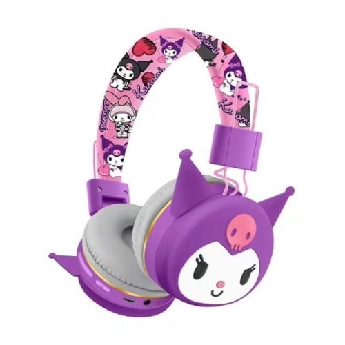 Ακουστικά Sanrio TB Χαριτωμένα ασύρματα ακουστικά Kuromi με ήχο HIFI, πτυσσόμενα 2
