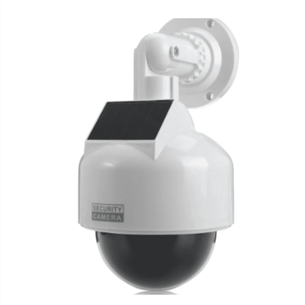 Simulation Security Camera With Flashing Led Light 360 Rotation Dummy Cctv Dome Indoor/Outdoor Monitor Powered 9191629161607