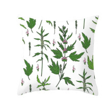 Clúdach Piliúir Cadáis Línéadaigh Duilleog Maple Print Úr Clúdach Cúisín Tolg Piliúir Maisiú Baile Cóisir Leapa Carr