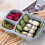 Bento Box, Δοχείο Προετοιμασίας Γεύματος 3 Διαμερισμάτων, Στοιβαζόμενο Δοχείο 1