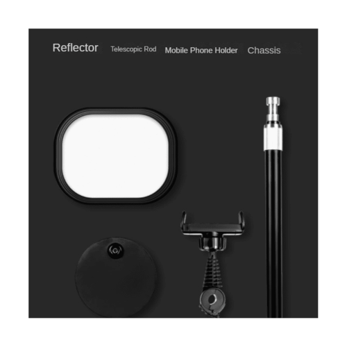 Desktop LED Panel Light Game Live Light Air Dimmable Photography Studio Lamp with Phone Holder Extend Stand 1