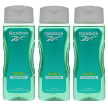 3 x 400ml Reebok Shower Gel for Women - Cool Your Body