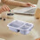 Bento Box, Δοχείο Προετοιμασίας Γεύματος 3 Διαμερισμάτων, Στοιβαζόμενο Δοχείο 5