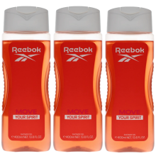 3 x 400ml Reebok Shower Gel for Women - Move Your Spirit