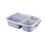 Bento Box, Δοχείο Προετοιμασίας Γεύματος 3 Διαμερισμάτων, Στοιβαζόμενο Δοχείο 2