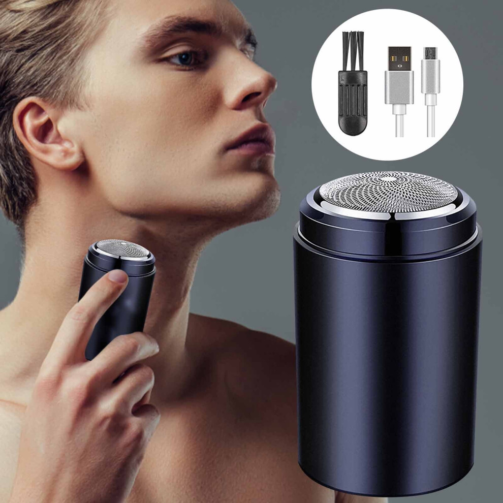 YiFudd Electric Mini Shaver Portable Car Charging Shaver Travel Washable Men's Shaver