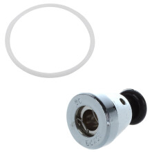 Metal Plastic Replacement Valve for Pressure Cooker & Kitchenware Pressure Cooker Rubber Seal Gasket, 26 cm