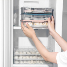 Frigorifero Croccante Conservazione ravioli Contenitori per ravioli nel congelatore Contenitori per alimenti nel congelatore Blu