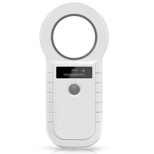 Animal Tag Reader USB 134.2K Dual Frequency Pet Chip Reader Animal Chip Reader White