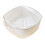 Kiplyki2Pack Μεγάλο Σετ Μπολ Κουζίνας με Σουρωτήρι, Διπλό Πλαστικό Καλάθι Πλυσίματος 1