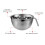 Μπολ ανάμειξης από ανοξείδωτο ατσάλι ZKCCNUK, 1 τεμάχιο σκουριασμένου χάλυβα, ελαφρύ, 3