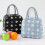 Τσάντα φαγητού Daisy Flowers Lunch Box για γυναίκες, ρετρό εκτύπωση, θερμικές τσάντες 2