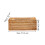 Flameer Rattan Tissue Box Organizer Θήκη για Χαρτομάντιλα για Ξύλινο Σαλόνι Ξενοδοχείου και 6