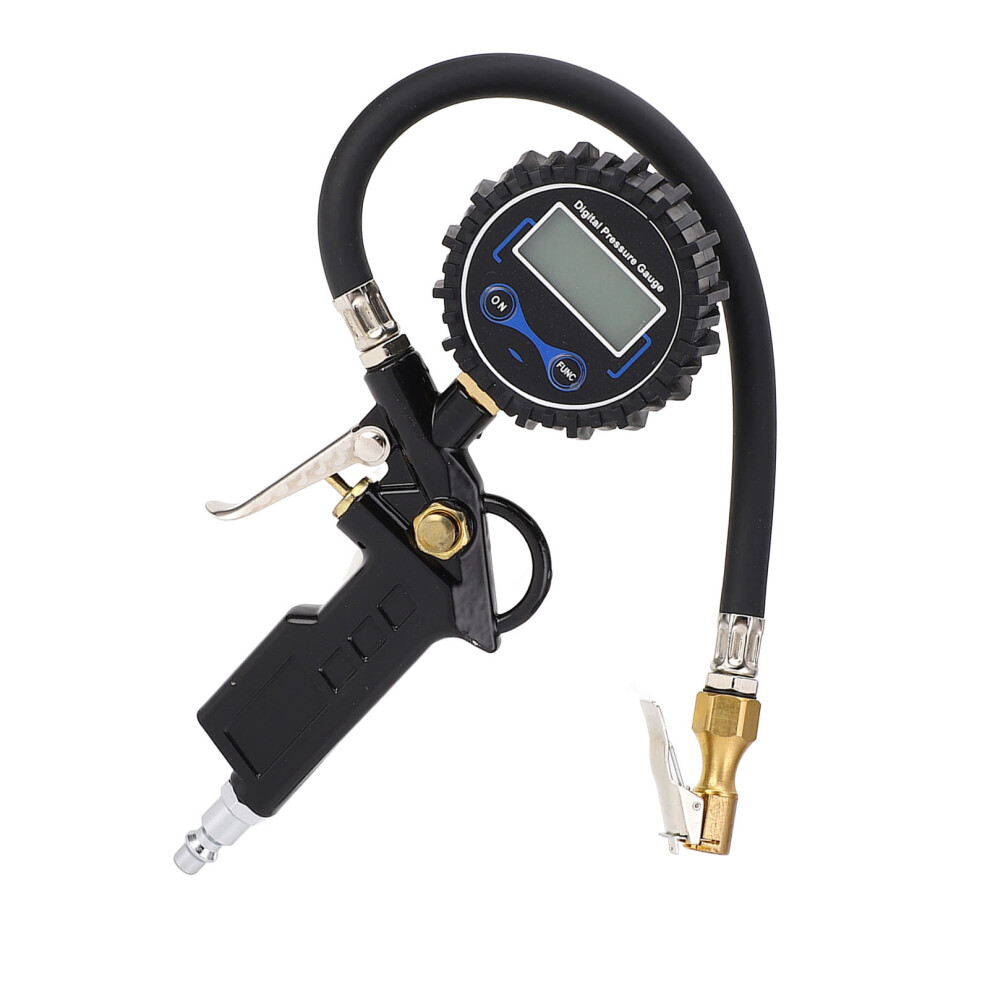 Digital Tire Pressure Gauge 0-250 Psi, 0.1 Psi Resolution Black 9301381202184