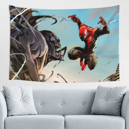 Spider-Man Ταπισερί τοίχου διακόσμηση σπιτιού για αγόρια, κορίτσια διακόσμηση