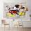 Ταπισερί τοίχου Mickey Mouse για αγόρια, κορίτσια, διακόσμηση υπνοδωματίου, σαλόνι 60*40in 2